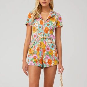 Show Me Your Mumu Floral Romper